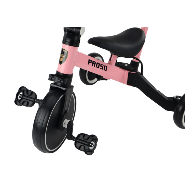 PRO50 Tricycle With Push Handle Pink 4