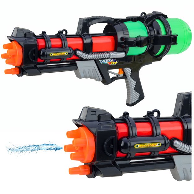 Large Pistol Rifle Water Gun With Pump Range 6m 1.25 L 60 cm
