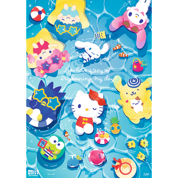 Puzzle - 1000 Premium Plus - Hello Kitty Summer Relaxation Trefl 12067 1