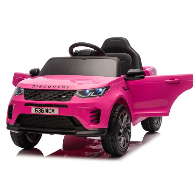  „Land Rover Discovery DLS-K06“ rožinis akumuliatorinis vairuojamas automobilis 8