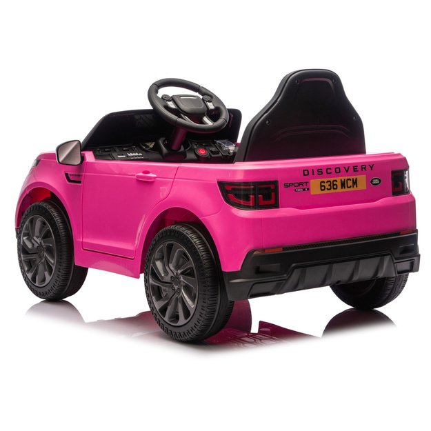  „Land Rover Discovery DLS-K06“ rožinis akumuliatorinis vairuojamas automobilis 5