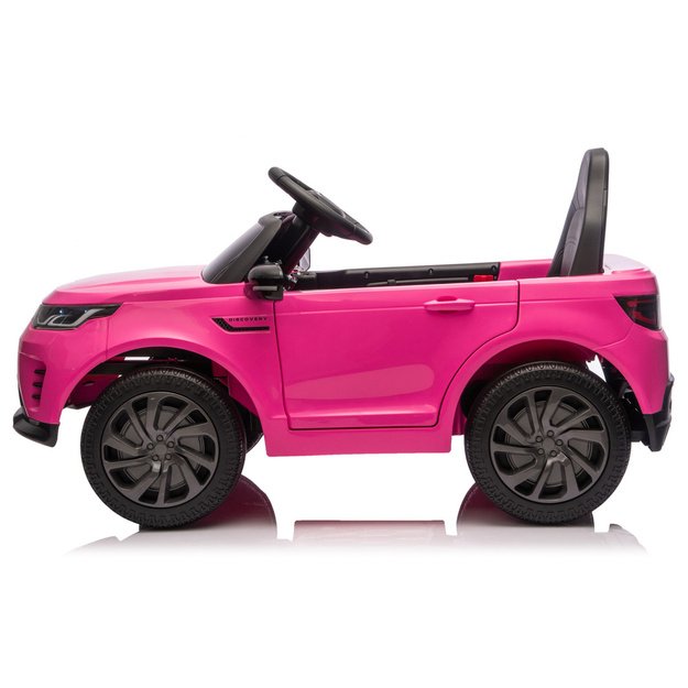  „Land Rover Discovery DLS-K06“ rožinis akumuliatorinis vairuojamas automobilis 4