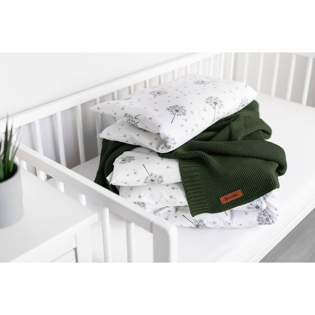 Bambuko ir medvilnės antklodė – BOTTLE GREEN 5