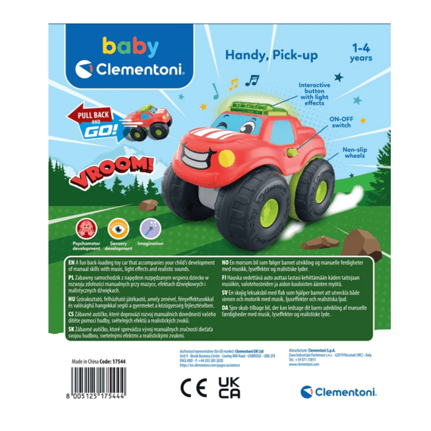 Handy Pick-Up Car with Sound and Light Effects &ndash; Clementoni 17544 6