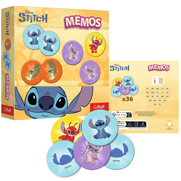 Žaidimas „Memos“ – Lilo ir Stitch – Trefl 02899 1