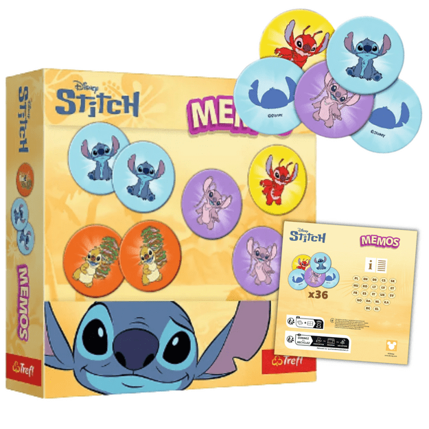 Žaidimas „Memos“ – Lilo ir Stitch – Trefl 02899 2