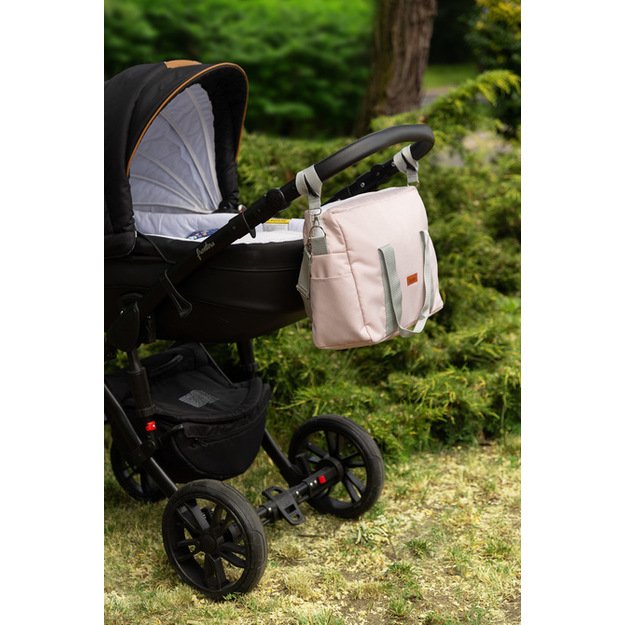 Krepšelis vežimėliui Indiana – rožinis 7