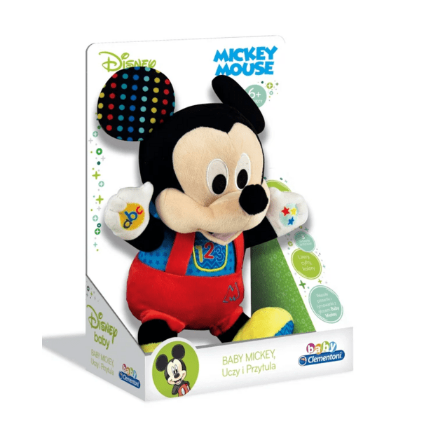 Interaktyvus pliušinis „Disney Baby Mickey“ – moko ir apkabina 3