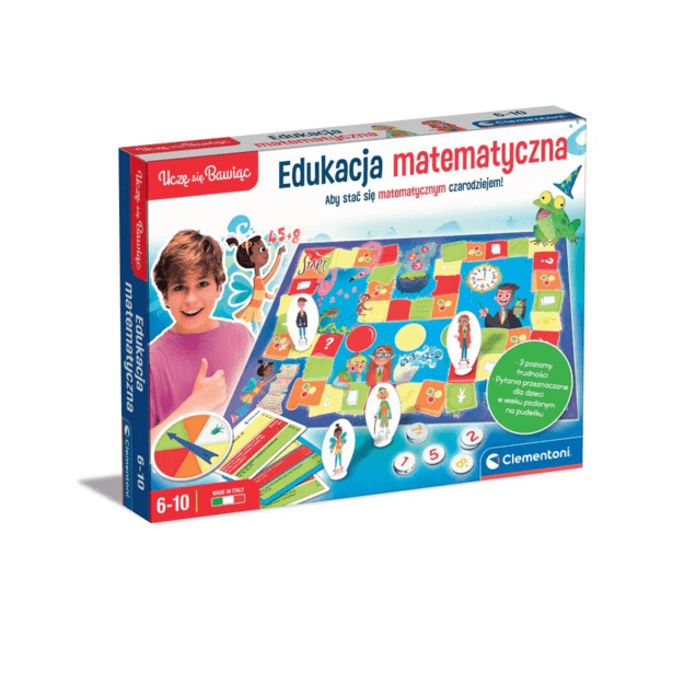 Board Game Educational Mathematics Learn Through Play Polish Language Clementoni 50778 3