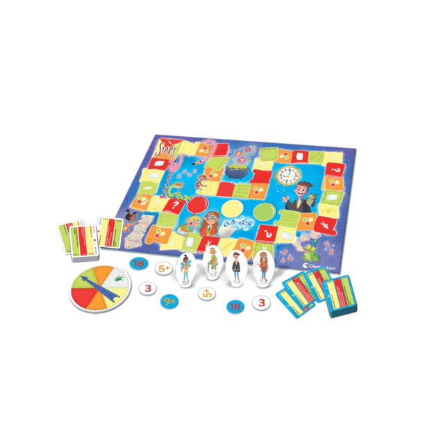 Board Game Educational Mathematics Learn Through Play Polish Language Clementoni 50778 1