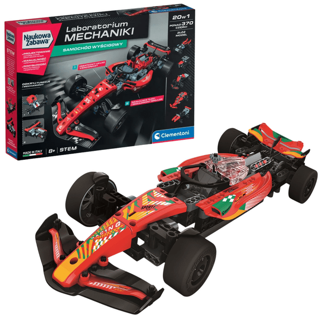 Mechanikos laboratorijos lenktyninis automobilis Clementoni 50403