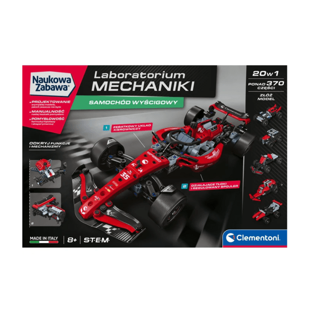 Mechanikos laboratorijos lenktyninis automobilis Clementoni 50403 3