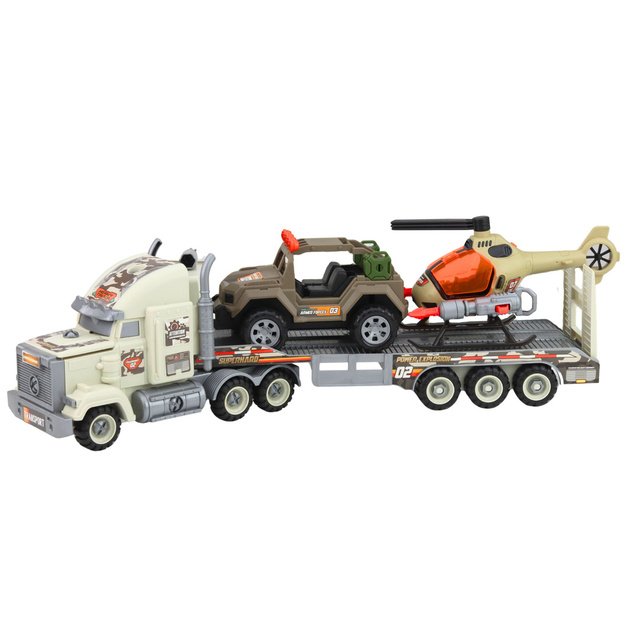 Military Set Truck Helicopter Off-Road Vehicle Soldier 1