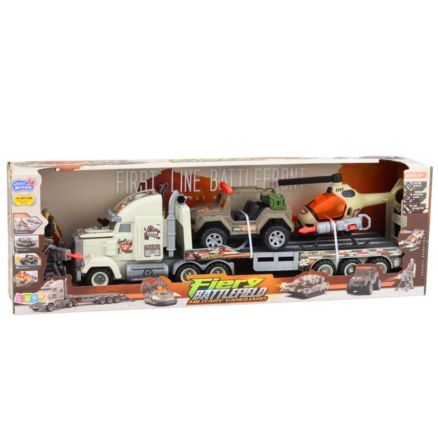 Military Set Truck Helicopter Off-Road Vehicle Soldier 5