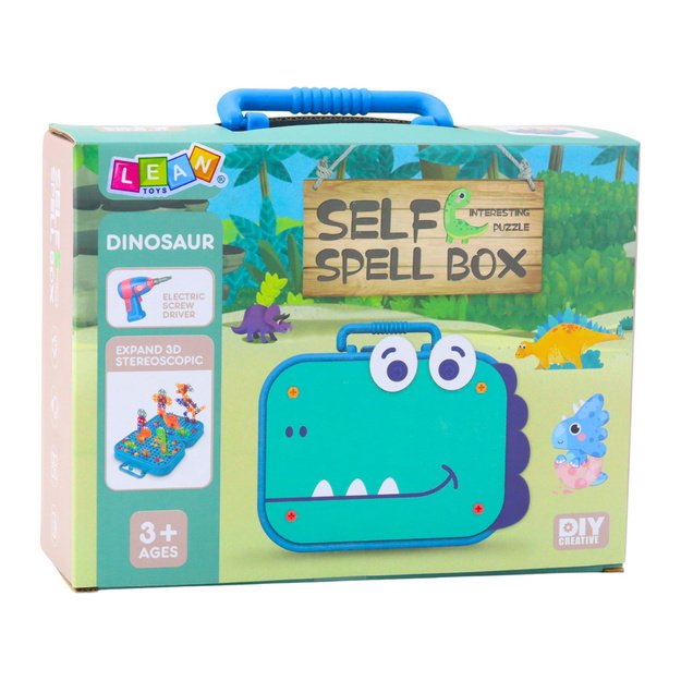 DINOZAURŲ KONSTRUKCINIŲ KALADĖLIŲ RINKINYS 3