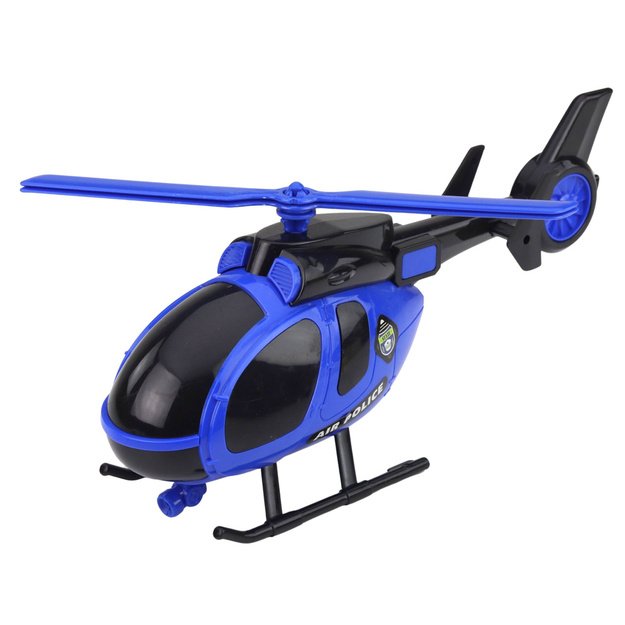 Police Truck Tow Truck Car Helicopter Lights Sound Set 5