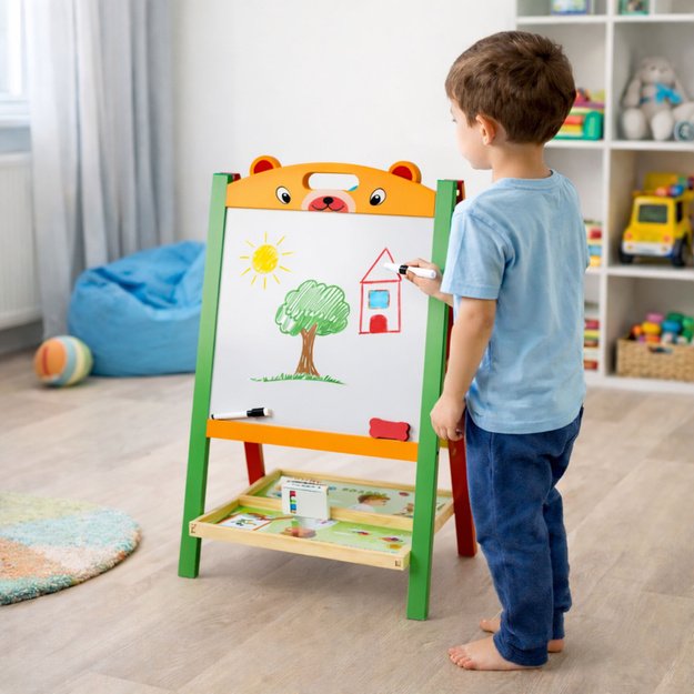 2 viename magnetinė kreida, raidės ir skaičiai 2