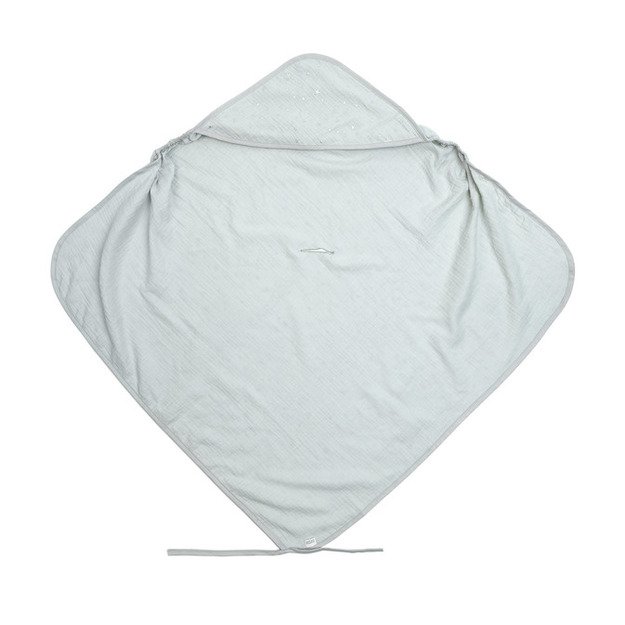 Automobilinės kėdutės vystymo antklodė, pilka, 75x75 cm 1