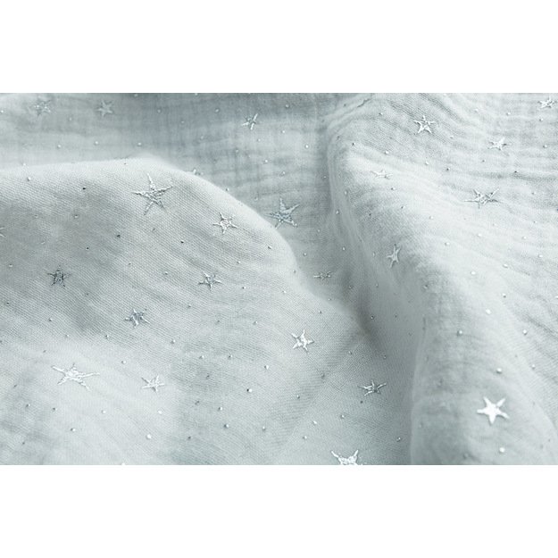 Automobilinės kėdutės vystymo antklodė, pilka, 75x75 cm 3