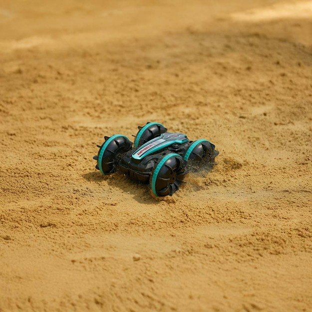 Nuotolinio valdymo automobilis amfibija, valdomas gestais 4x4 360 2.4GHz 3.7V 10