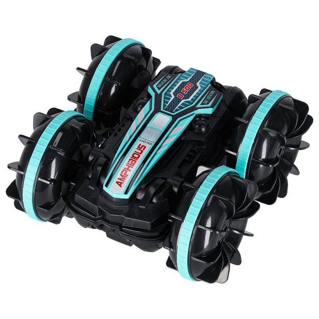 Nuotolinio valdymo automobilis amfibija, valdomas gestais 4x4 360 2.4GHz 3.7V 6