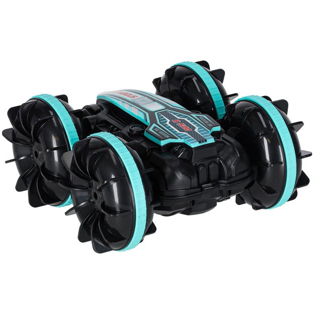 Nuotolinio valdymo automobilis amfibija, valdomas gestais 4x4 360 2.4GHz 3.7V 5