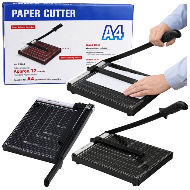 A4 formato metalinis popieriaus pjaustytuvas