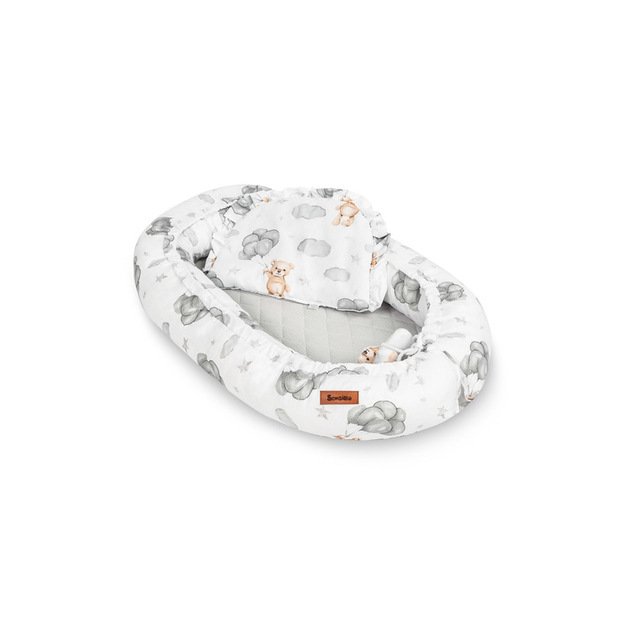 KŪDIKIŲ LIZDAS MUSLINAS - ZODIAKO PILKA 1