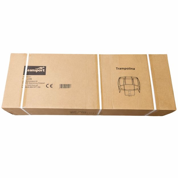 LEAN sodo batutas su vidiniu tinklu, juodas ir žalias, 252 cm