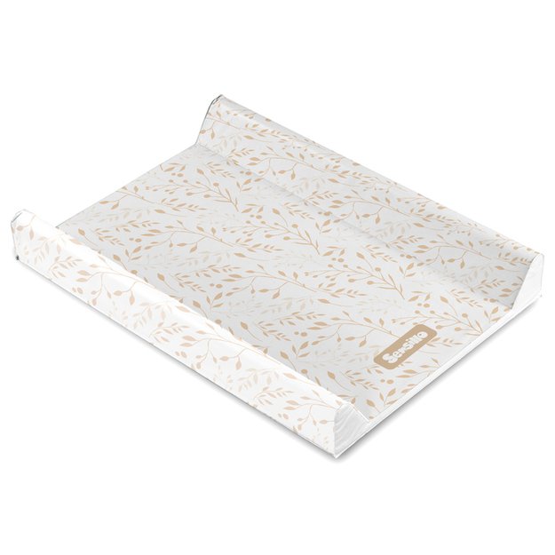SOFT CHANGING PAD BEIGE LEAF