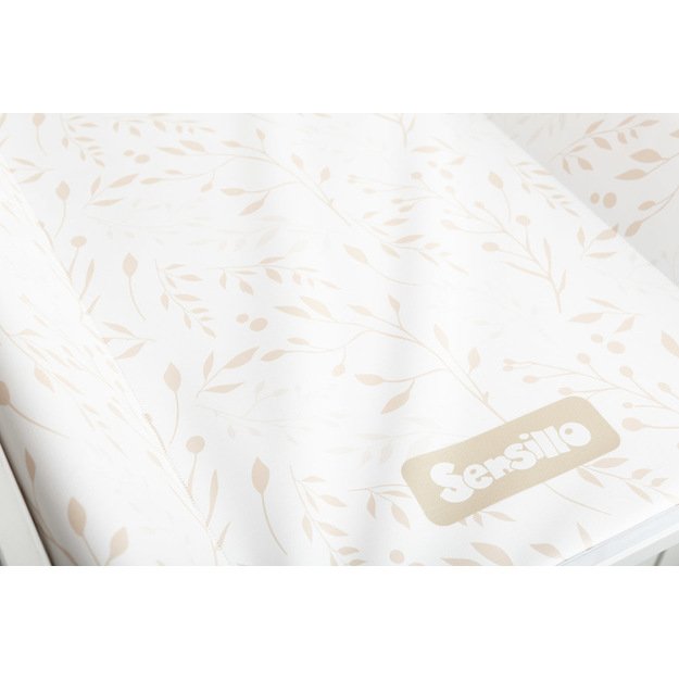 SOFT CHANGING PAD BEIGE LEAF