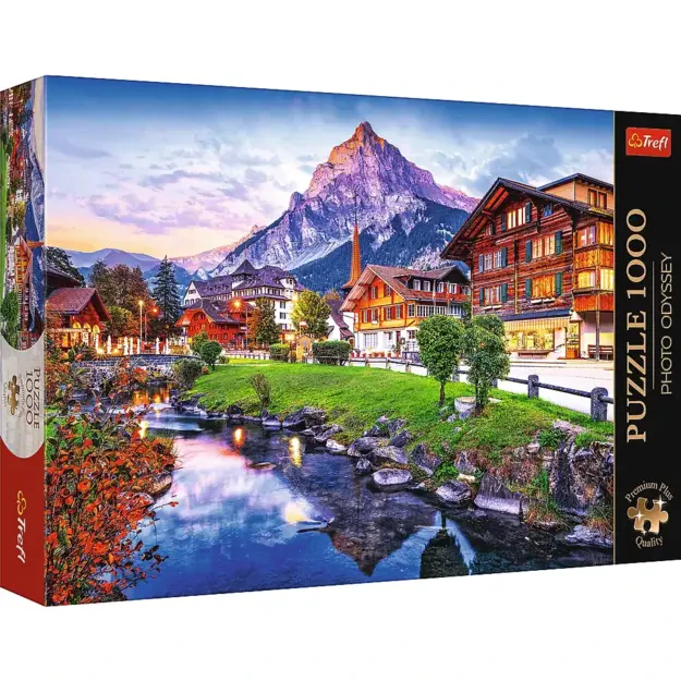 Puzzle - 1000 Premium Plus - Photo Odyssey: Alpine Town - Trefl 10854