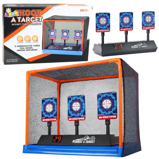 Elektroninis šaudymo taikinys Skaitmeninis LCD skaitiklis Judantis tinklelio taikiniai