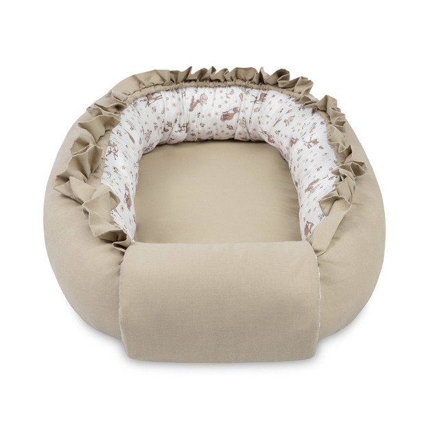 BABY NEST COTTON FOREST BEIGE 80X45