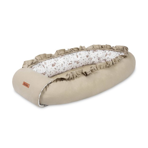 BABY NEST COTTON FOREST BEIGE 80X45