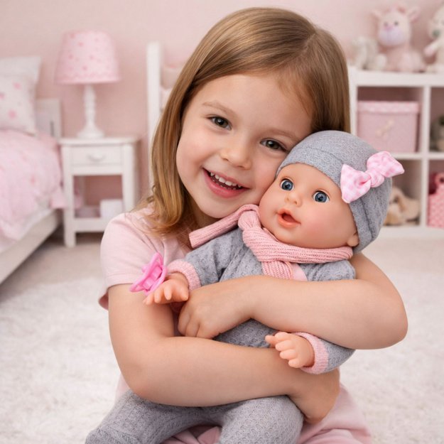 35 CM LĖLĖ SU PRIEDAIS