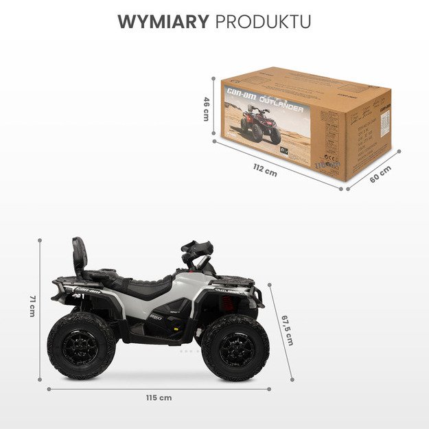 BATTERY VEHICLE OUTLANDER GREY