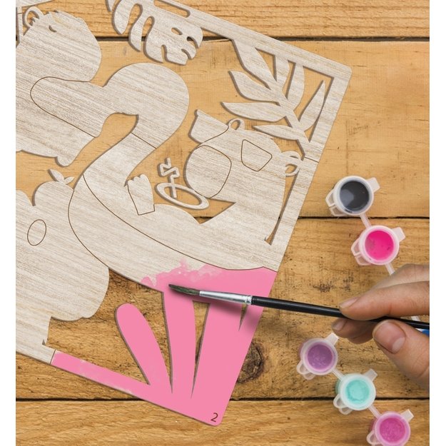 Splat Planet medinis 3D spalvinimo paveikslas, Kapibara