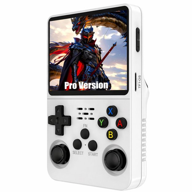 Mini R36S Portable Retro Gaming Console 21,000 IPS 3.5 Inch White