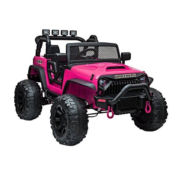 Jeep JC666 Electric Ride On Car Rose Painted