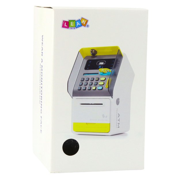 ATM Safe Piggy Bank PIN Code ATM Card Pink