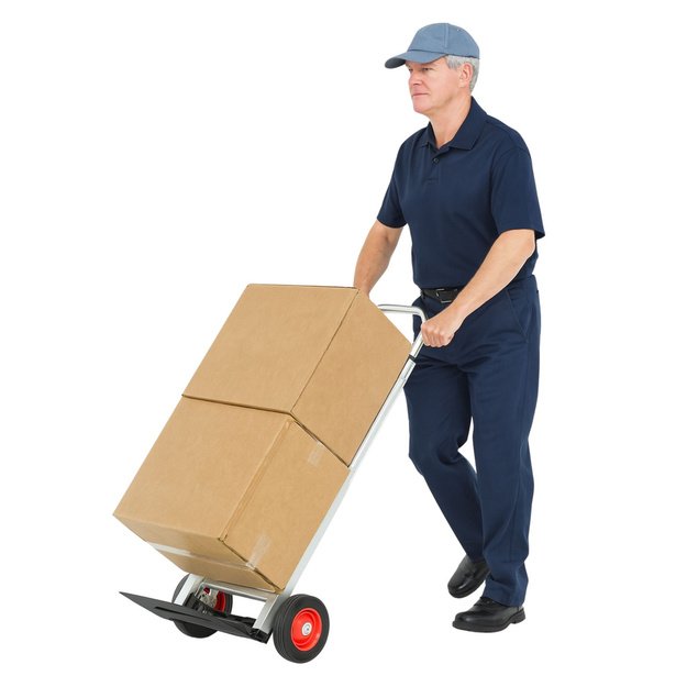 Foldable Aluminum Warehouse Transport Trolley 90kg