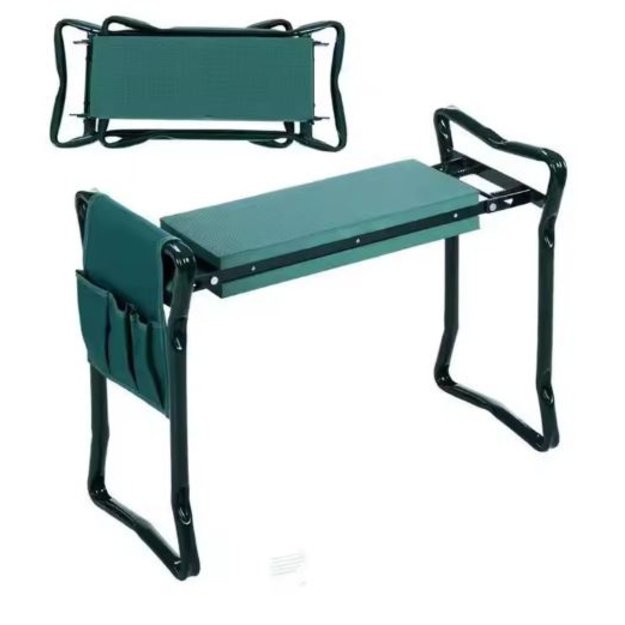 Garden Kneeler Stool Folding Chair With Toolbox 3in1