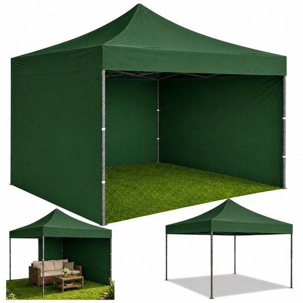 Garden Tent Express Commercial Catering Pavilion Green 3x3M