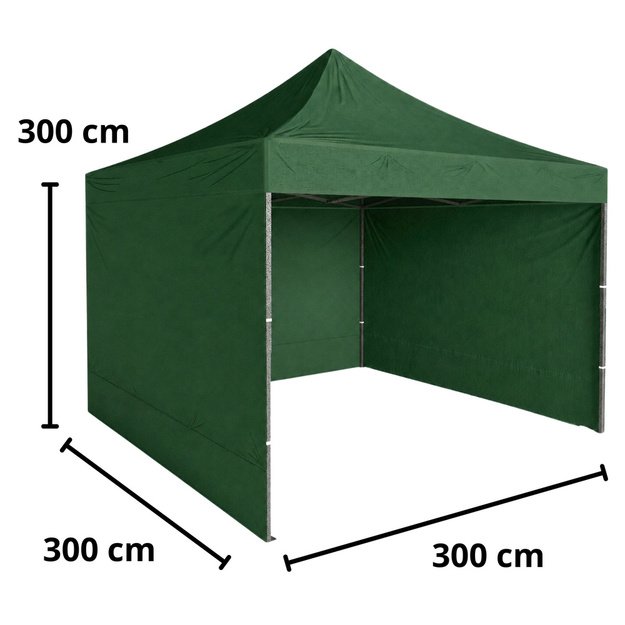 Garden Tent Express Commercial Catering Pavilion Green 3x3M