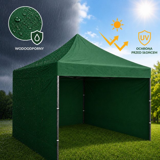 Garden Tent Express Commercial Catering Pavilion Green 3x3M