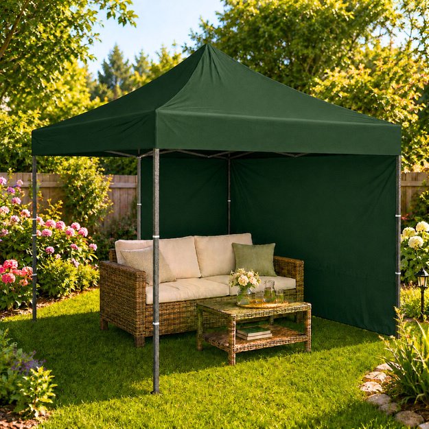Garden Tent Express Commercial Catering Pavilion Green 3x3M
