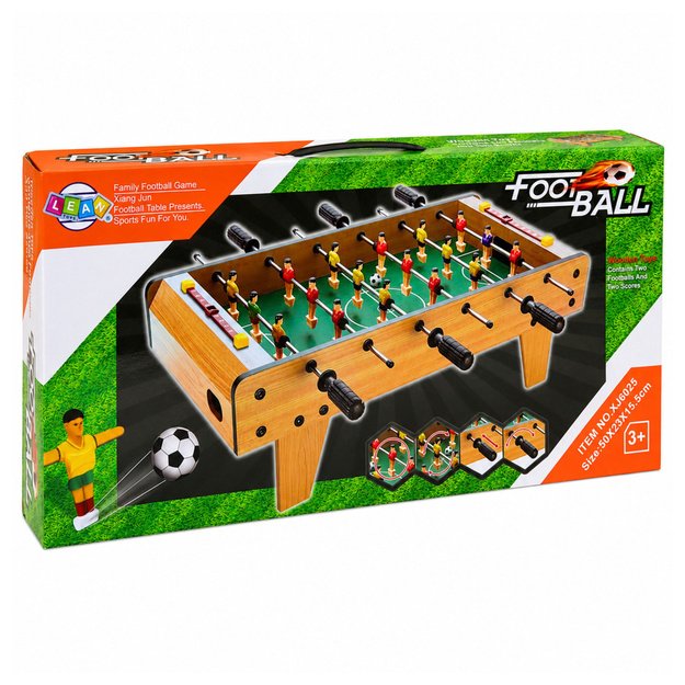 Table Football Arcade Game Mini Wooden Game Table 50x25 cm