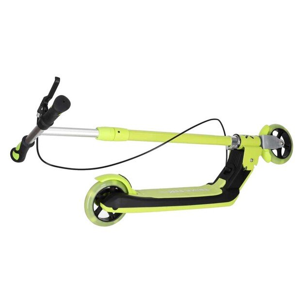Hulajnoga dla dzieci TRIKE FIX dwukołowa LED składana podw&oacute;jne hamulce neon zielony