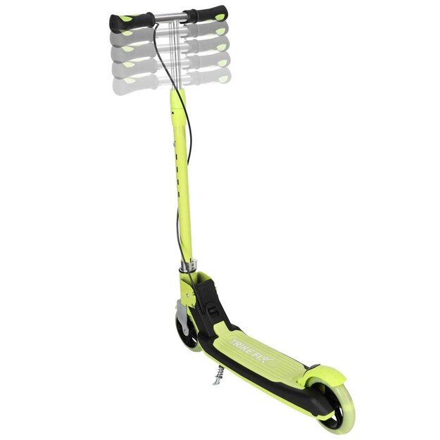 Hulajnoga dla dzieci TRIKE FIX dwukołowa LED składana podw&oacute;jne hamulce neon zielony